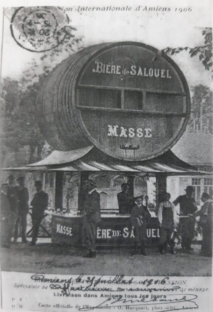 Tonneau de bière fait à Salouël